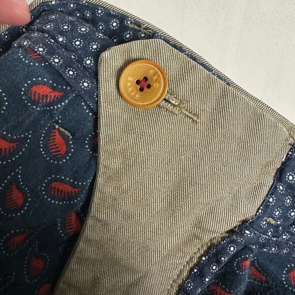 Ted Baker London Rurisk Slim Fit Chino Pants Beige Mens Size 30 Trousers Pockets - Picture 7 of 12